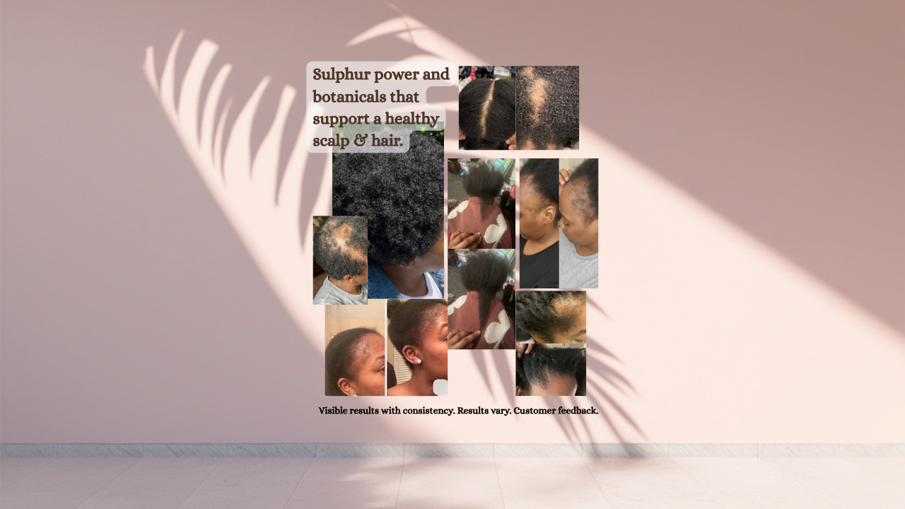 Customer review pictures showing individual transformations and improvements, after consistent use.